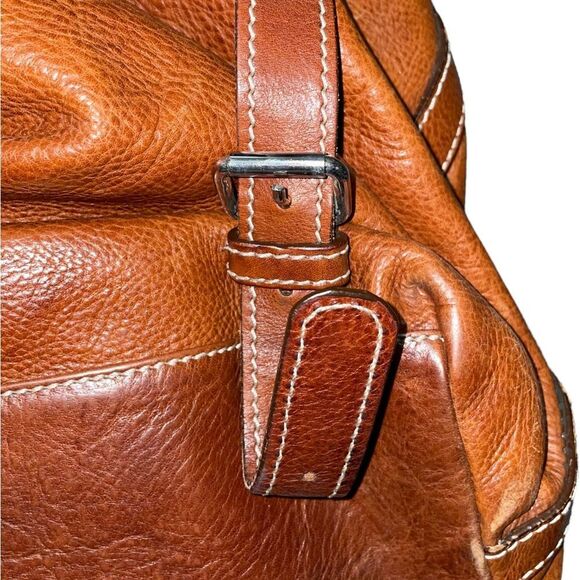 Cole Haan Tan Leather Backpack - Picture 8 of 10